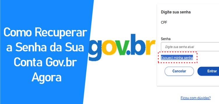 Recuperar a senha da sua conta gov.br